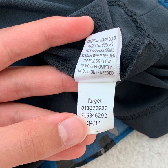 Converse One Star Blue Patterned 2-Layer Dress - Picture 14 of 15